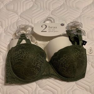 Cato 2-pack underwire bra. 38C
